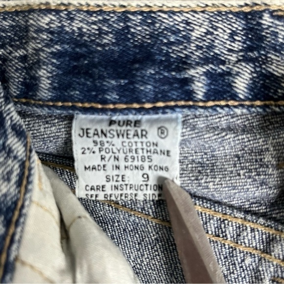 VINTAGE Acid Wash Denim Jeans Pure Jeanswear - Picture 7 of 8